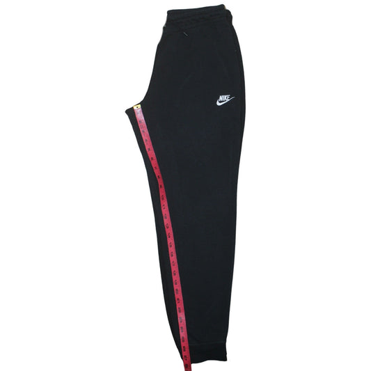 Womens UK Size M Nike Regular Fit Jogger Black Trousers