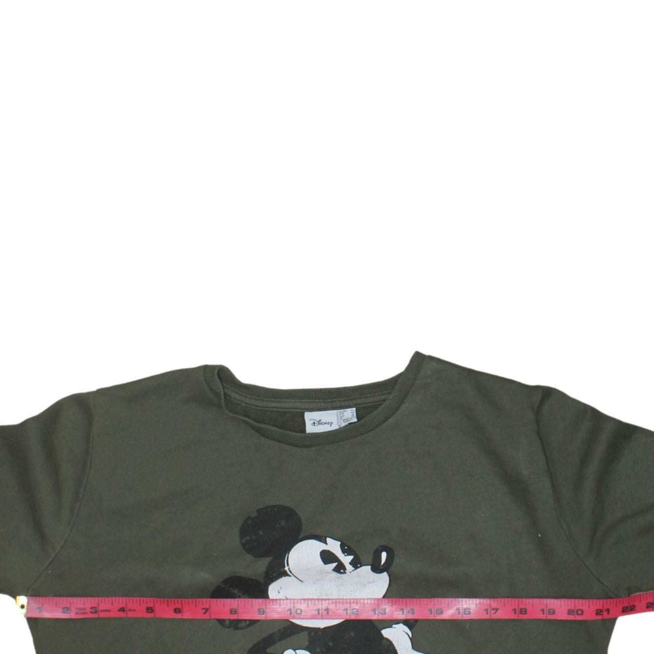 Womens UK Size 14 Disney Green Pullover Sweatshirt