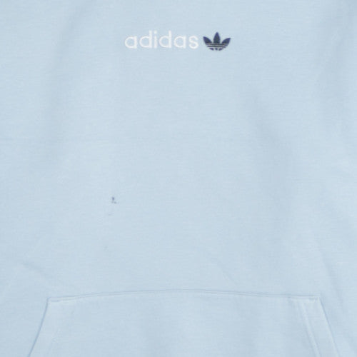 Girls UK Size 15-16 Years adidas Blue Pullover Hoodie