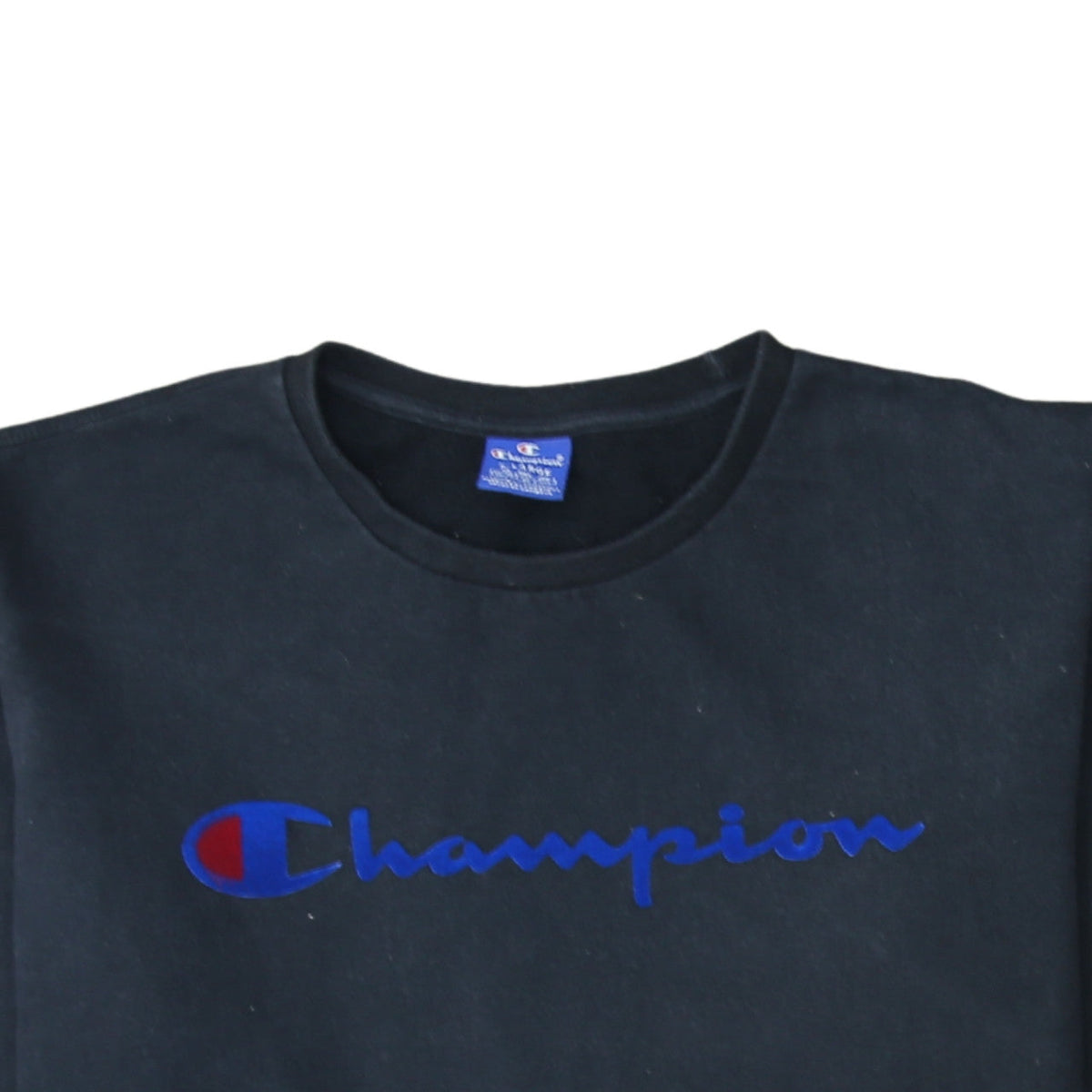Mens UK Size XL Champion Black Pullover Sweatshirt