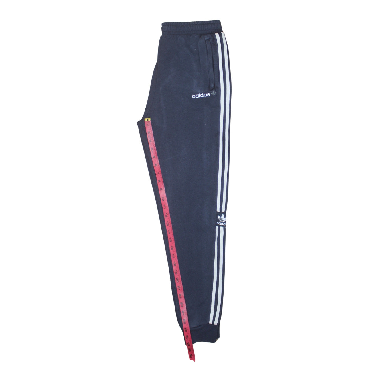 Adidas Boys Blue Jogger Sweatpants 15-16 Years Fleece Tapered Bottoms