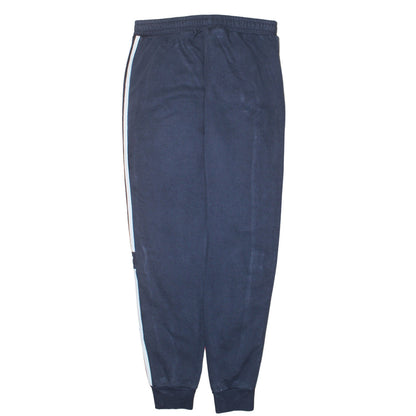 Adidas Boys Blue Jogger Sweatpants 15-16 Years Fleece Tapered Bottoms