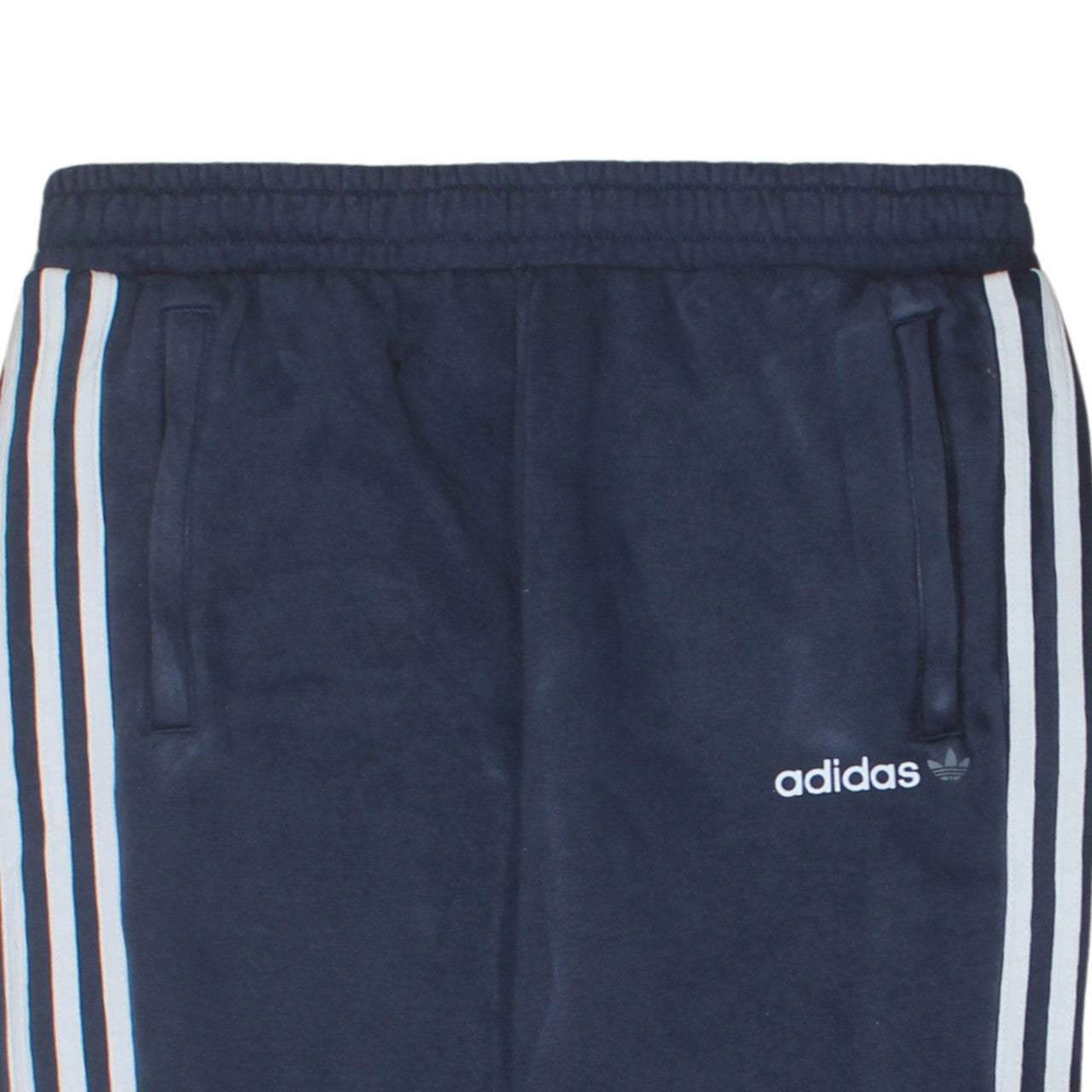 Adidas Boys Blue Jogger Sweatpants 15-16 Years Fleece Tapered Bottoms
