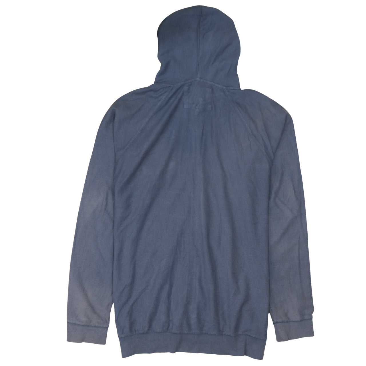 Mens UK Size L Quiksilver Blue Full Zip Hoodie
