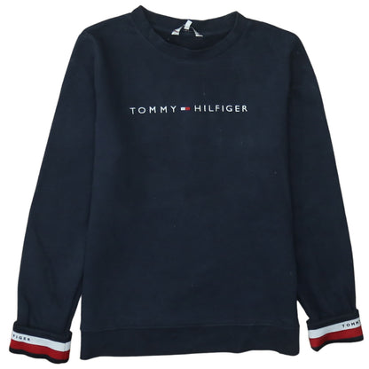 Womens UK Size S Tommy Hilfiger Blue Pullover Sweatshirt