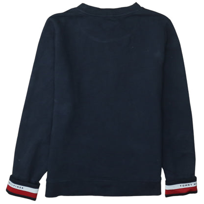 Womens UK Size S Tommy Hilfiger Blue Pullover Sweatshirt