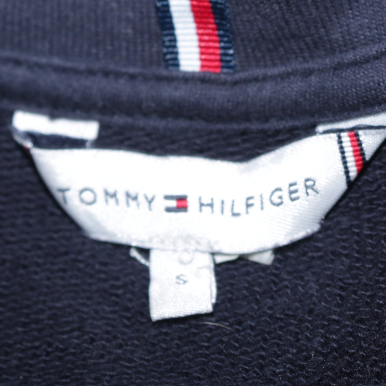 Womens UK Size S Tommy Hilfiger Blue Pullover Sweatshirt