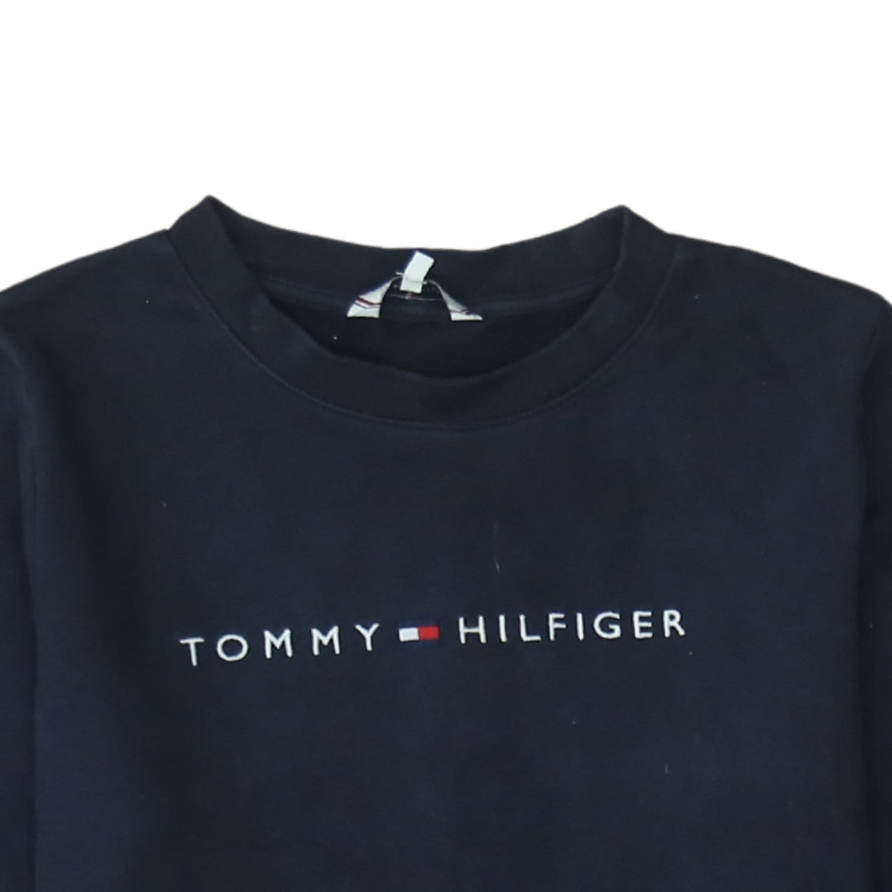 Womens UK Size S Tommy Hilfiger Blue Pullover Sweatshirt