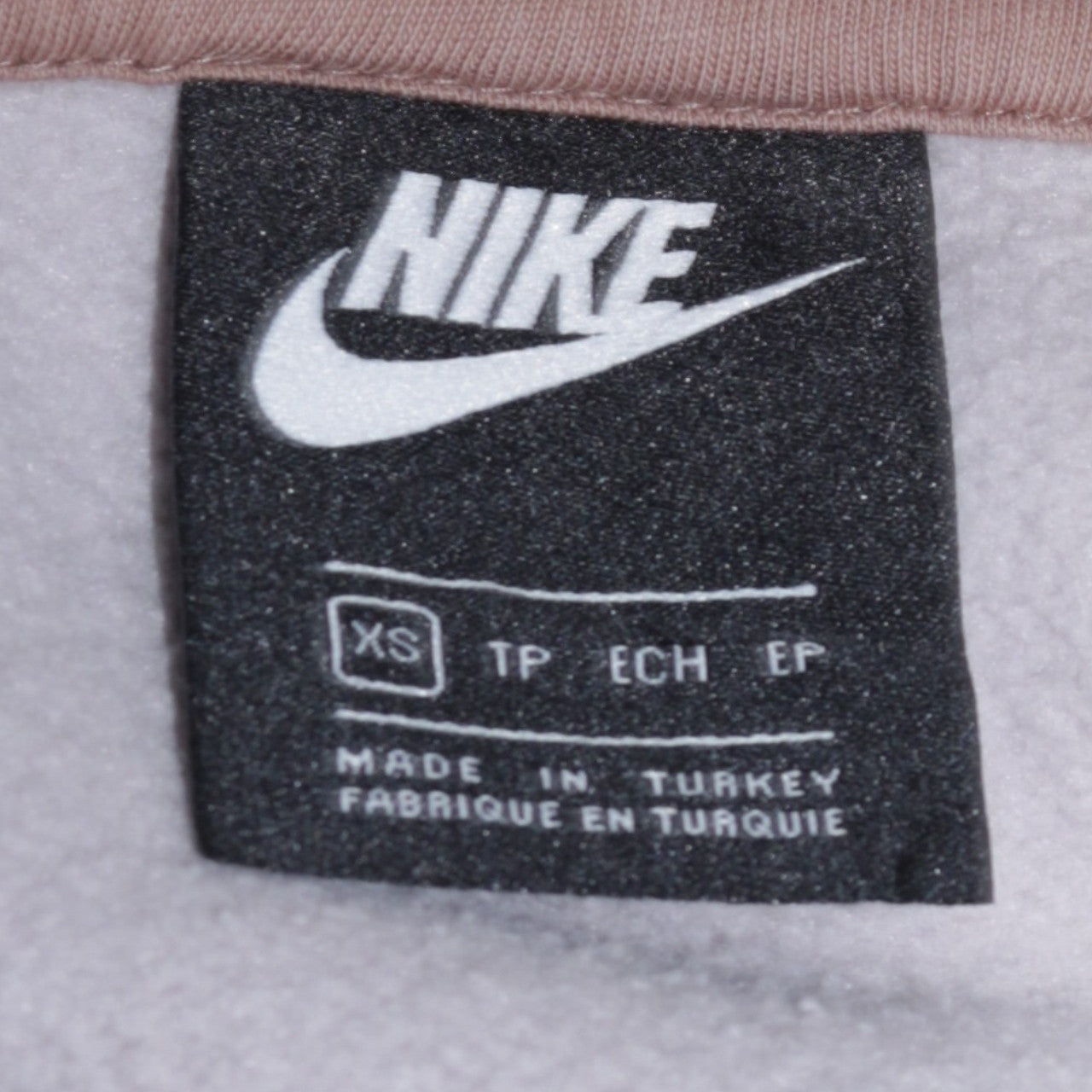Womens UK Size XS Nike Beige Pullover Hoodie