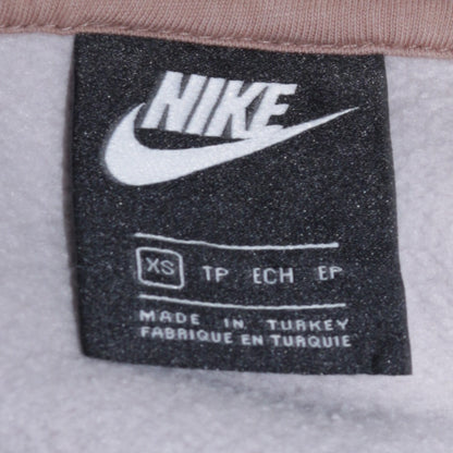 Womens UK Size XS Nike Beige Pullover Hoodie