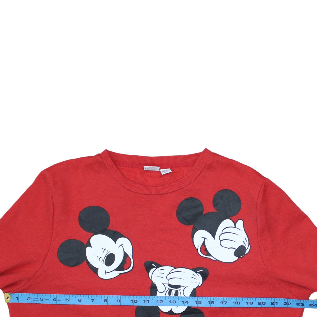 Womens UK Size L Disney Red Pullover Sweatshirt