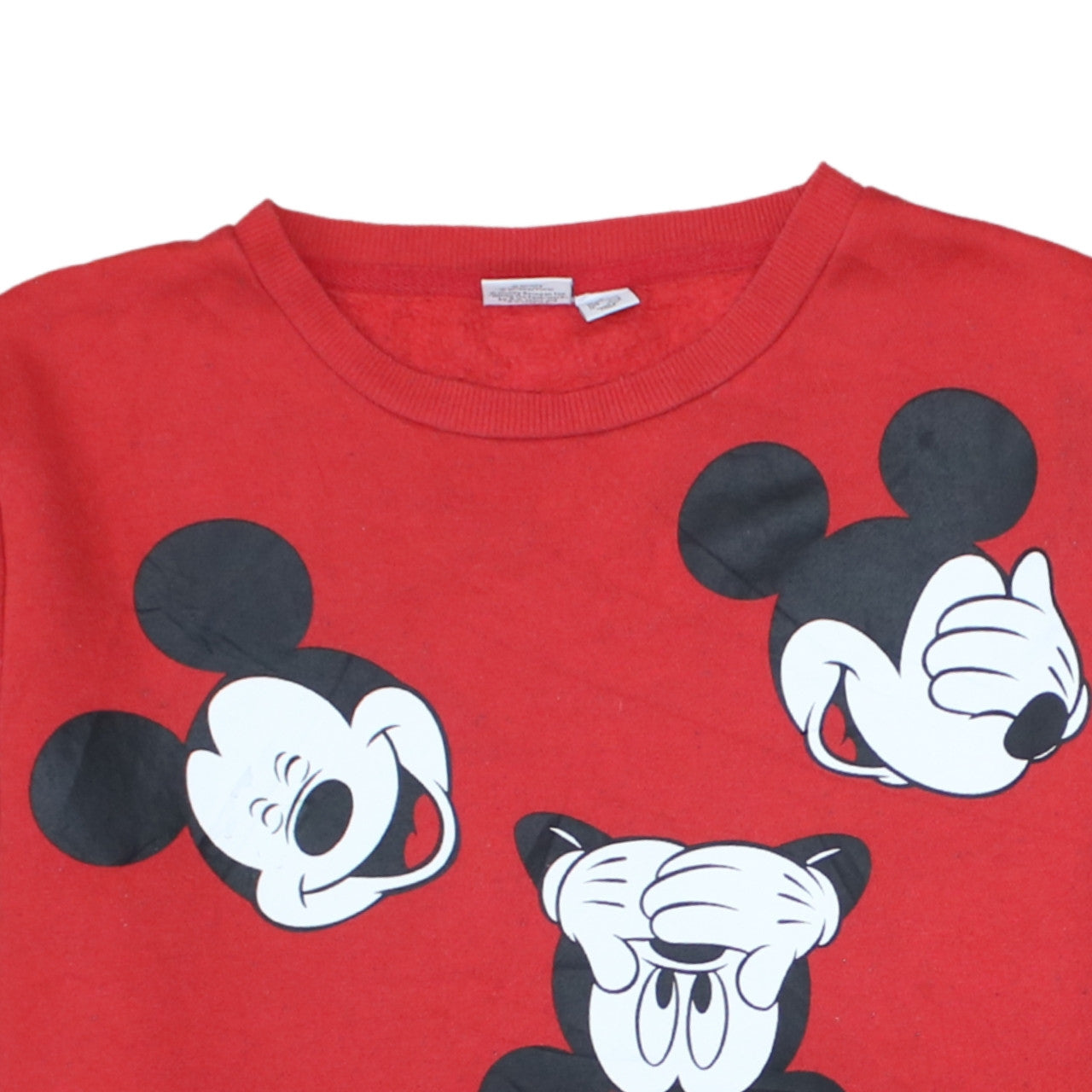 Womens UK Size L Disney Red Pullover Sweatshirt