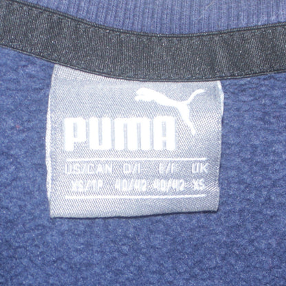 Mens UK Size XS PUMA Blue Pullover Sweatshirt