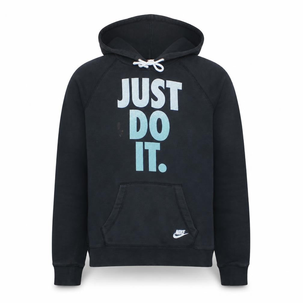 Mens UK Size M Nike Black Pullover Hoodie