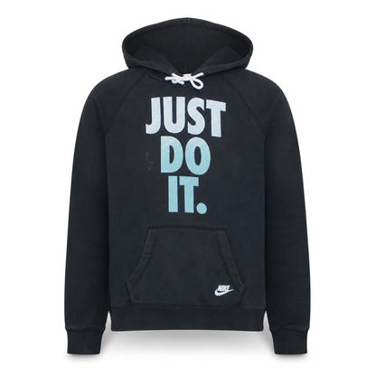 Mens UK Size M Nike Black Pullover Hoodie