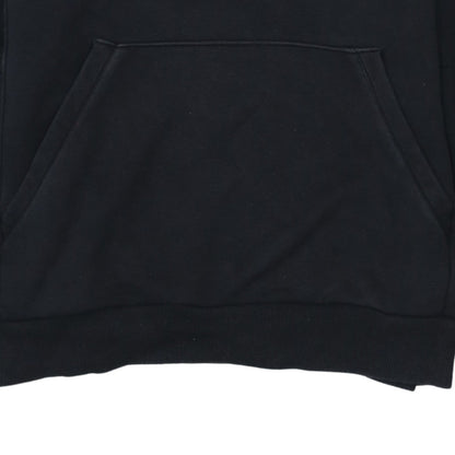 Adidas Boys Black Pullover Hoodie 13-14 Years Graphic Logo Fleece