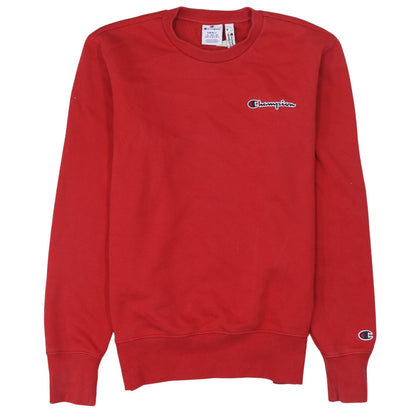 Mens UK Size S Champion Red Pullover Sweatshirt