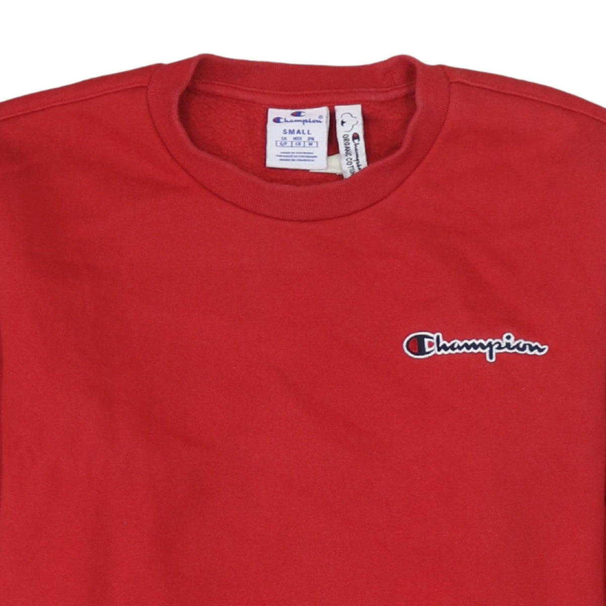 Mens UK Size S Champion Red Pullover Sweatshirt