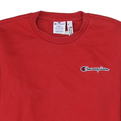 Mens UK Size S Champion Red Pullover Sweatshirt