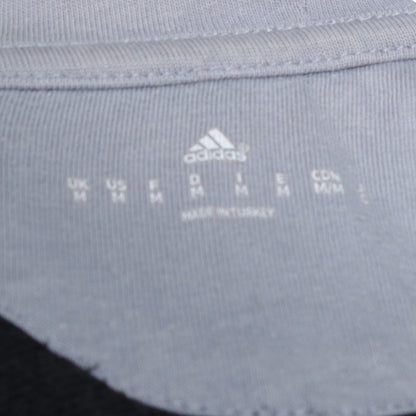 Mens UK Size M adidas Black Full Zip Hoodie