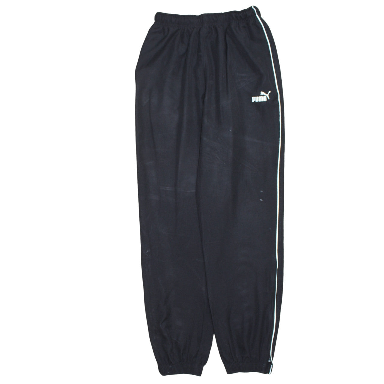 Mens UK Size S PUMA Regular Fit Track Pants Black Trousers