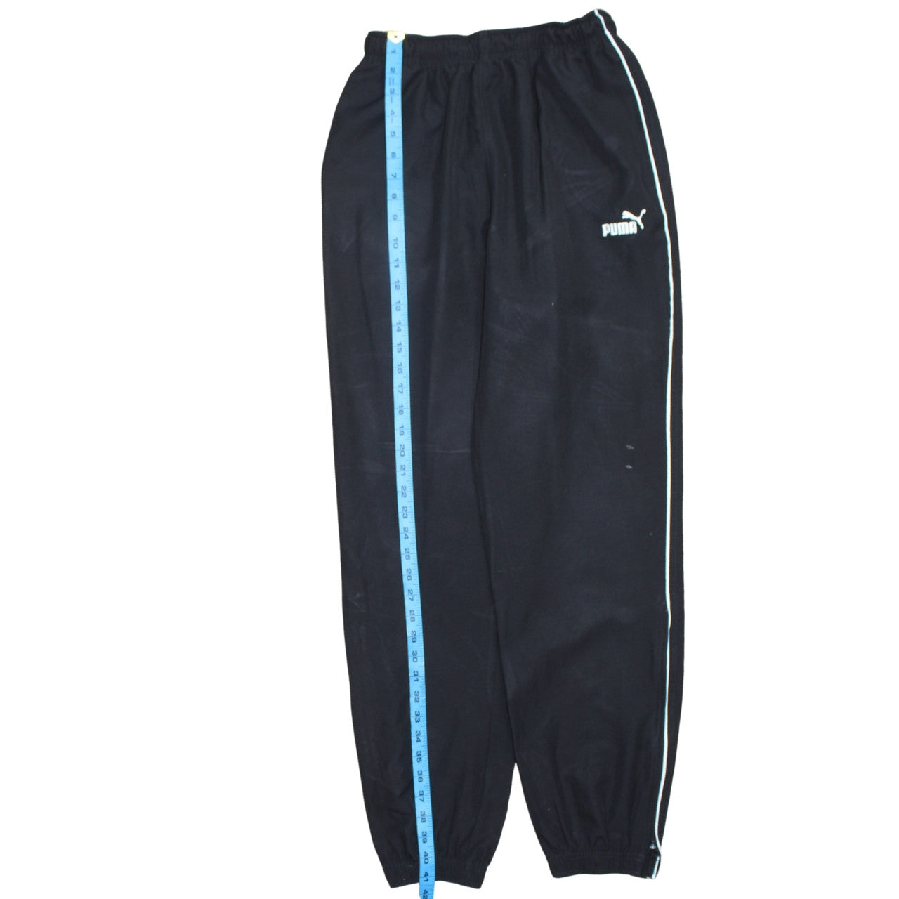 Mens UK Size S PUMA Regular Fit Track Pants Black Trousers