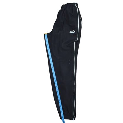 Mens UK Size S PUMA Regular Fit Track Pants Black Trousers