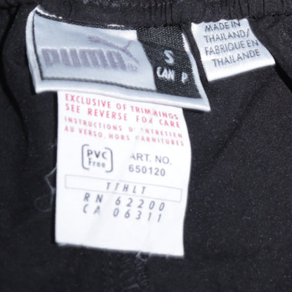 Mens UK Size S PUMA Regular Fit Track Pants Black Trousers