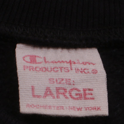 Mens UK Size L Champion Black Pullover Sweatshirt