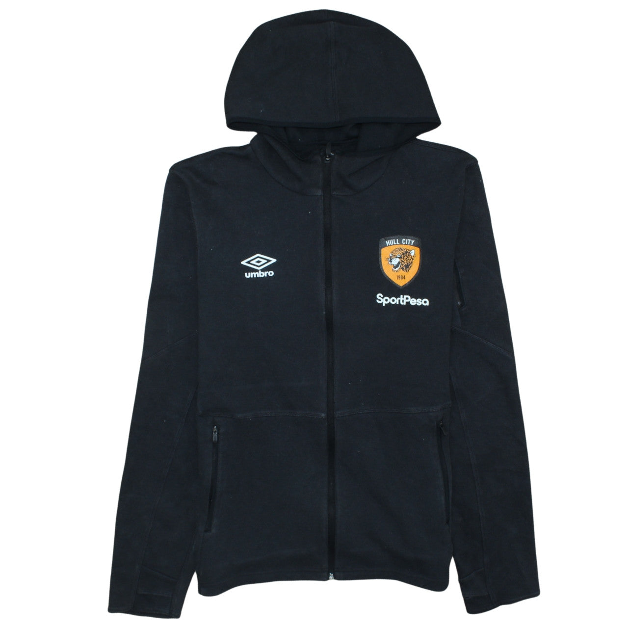 Mens UK Size L Umbro Black Full Zip Hoodie