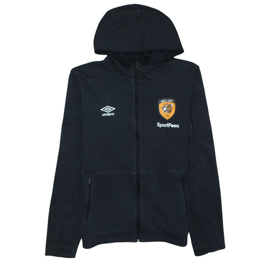 Mens UK Size L Umbro Black Full Zip Hoodie