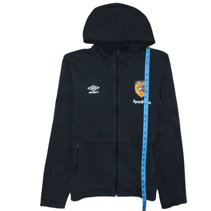 Mens UK Size L Umbro Black Full Zip Hoodie