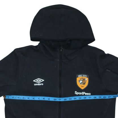 Mens UK Size L Umbro Black Full Zip Hoodie