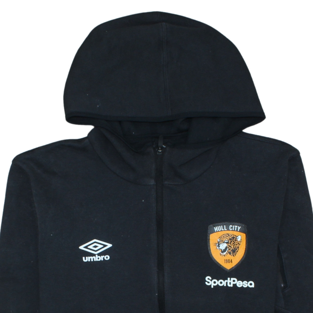 Mens UK Size L Umbro Black Full Zip Hoodie