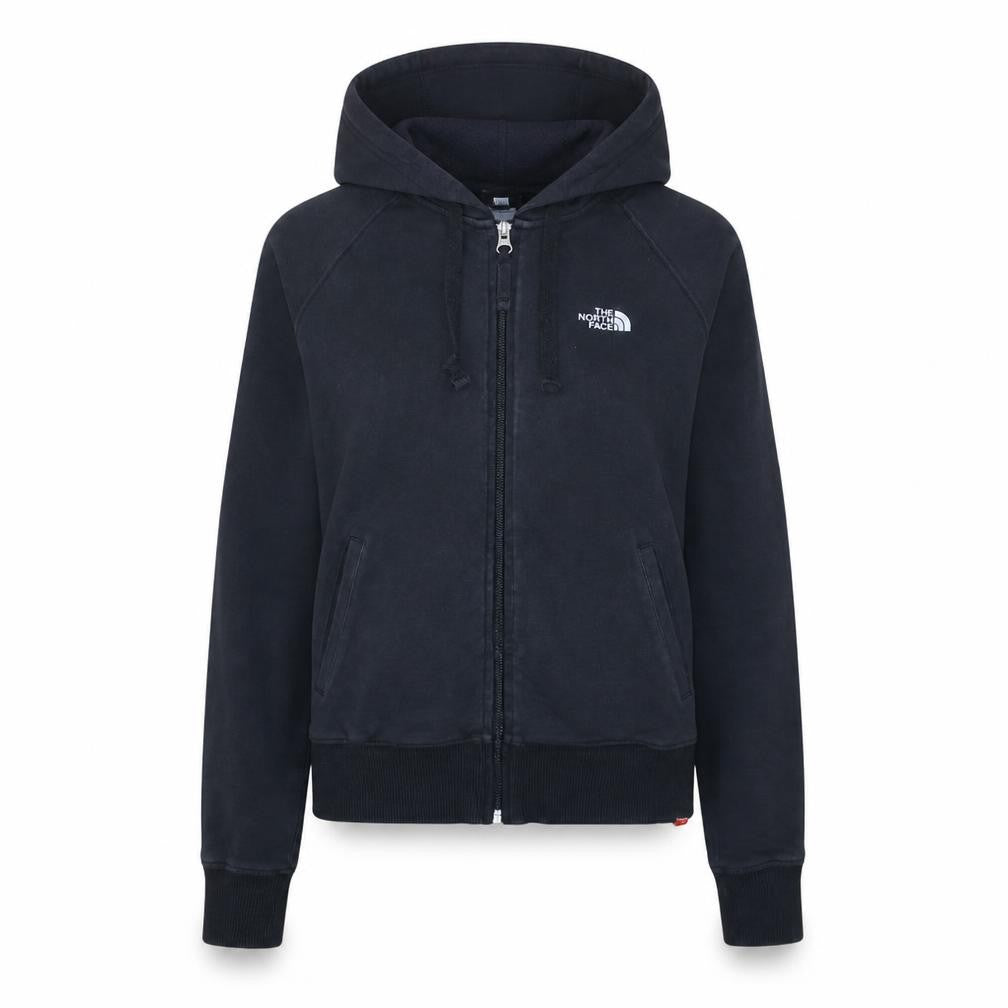 Womens UK Size S The North Face Black Full Zip Hoodie