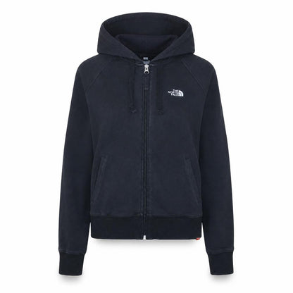 Womens UK Size S The North Face Black Full Zip Hoodie