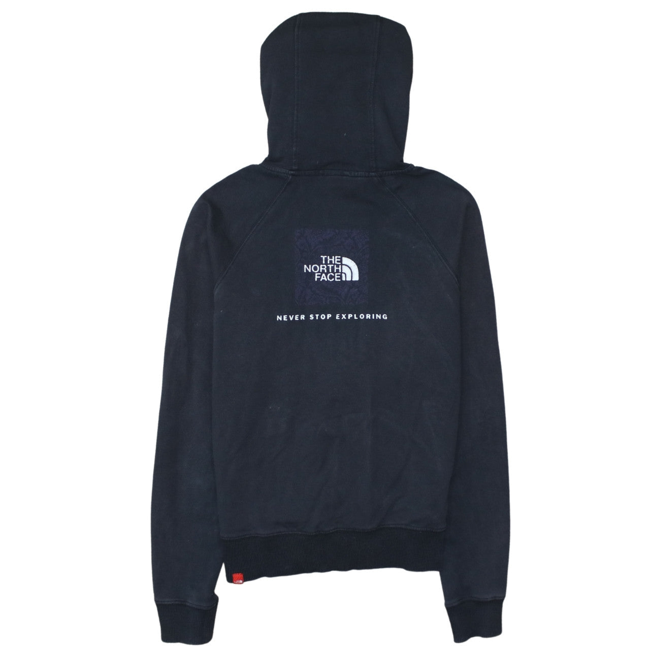 Womens UK Size S The North Face Black Full Zip Hoodie