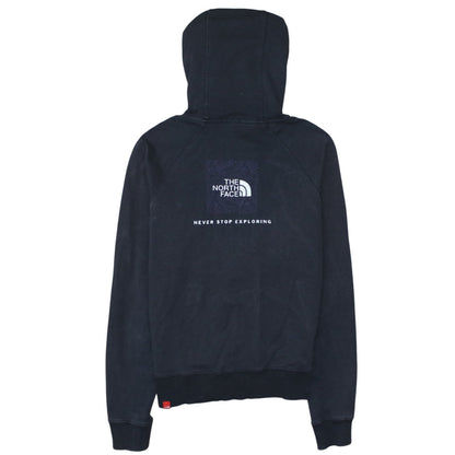 Womens UK Size S The North Face Black Full Zip Hoodie