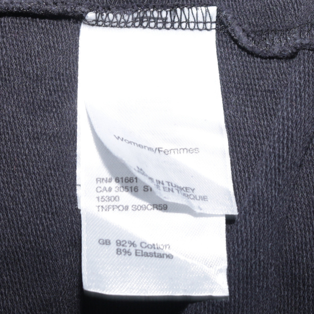 Womens UK Size S The North Face Black Full Zip Hoodie
