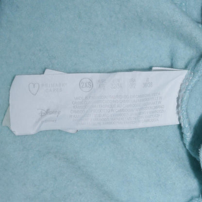 Womens UK Size 2XS Disney Blue Pullover Sweatshirt