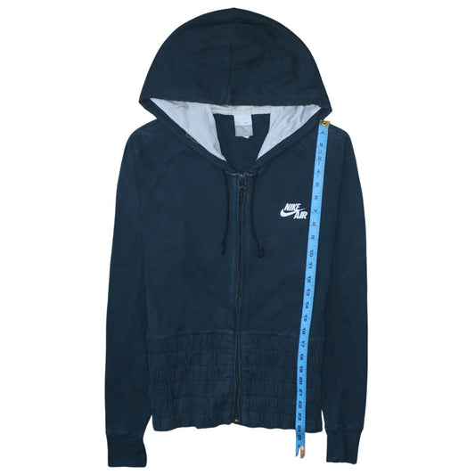 Womens UK Size XL Nike Blue Full Zip Hoodie