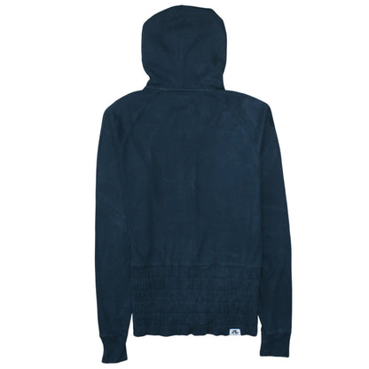 Womens UK Size XL Nike Blue Full Zip Hoodie