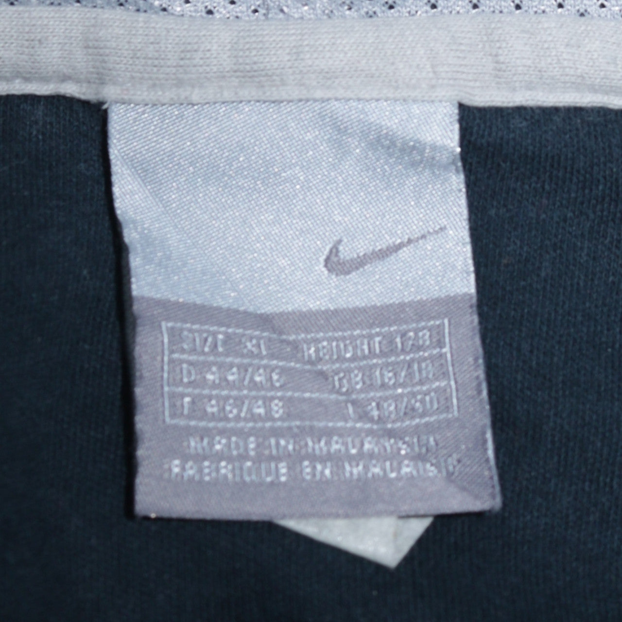 Womens UK Size XL Nike Blue Full Zip Hoodie