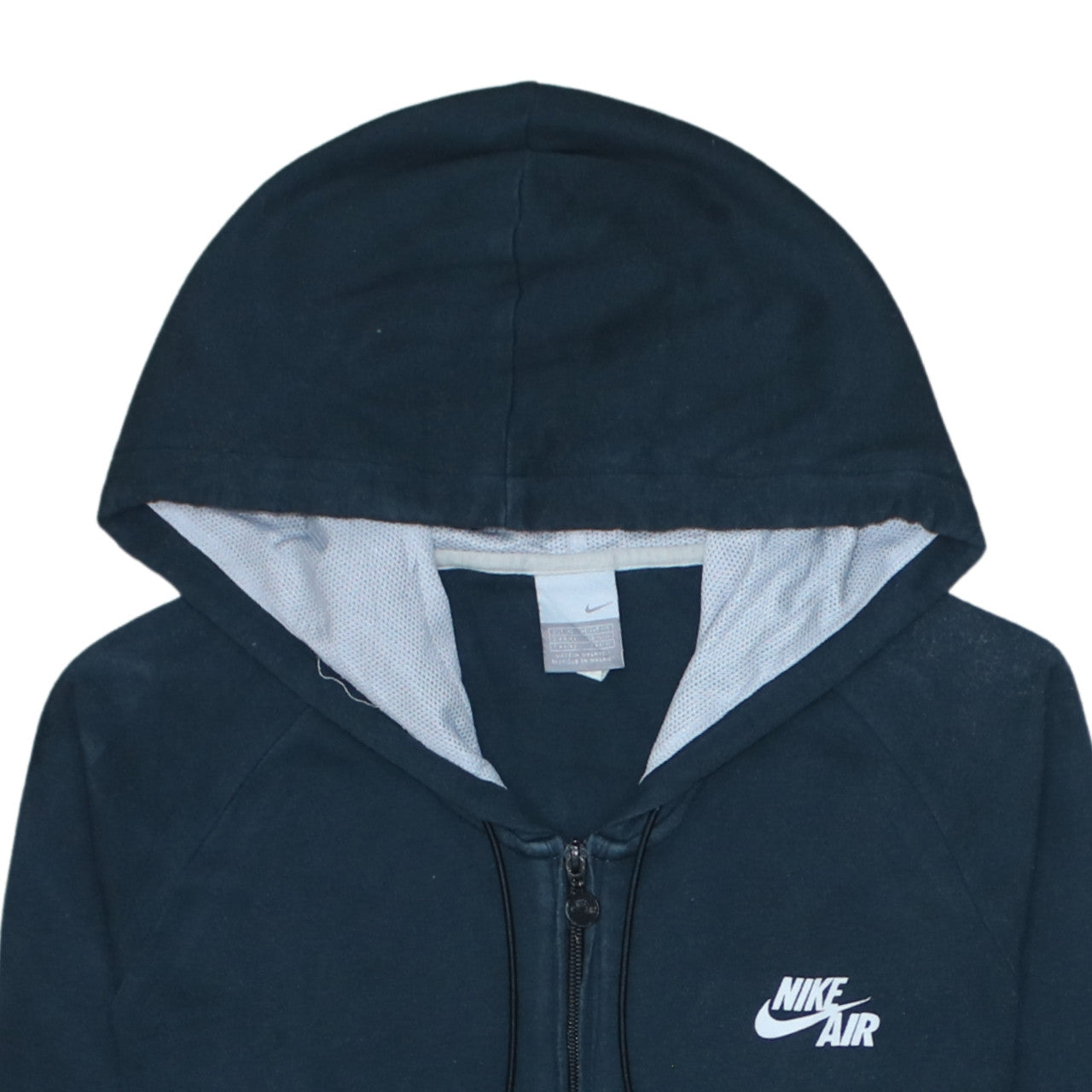 Womens UK Size XL Nike Blue Full Zip Hoodie