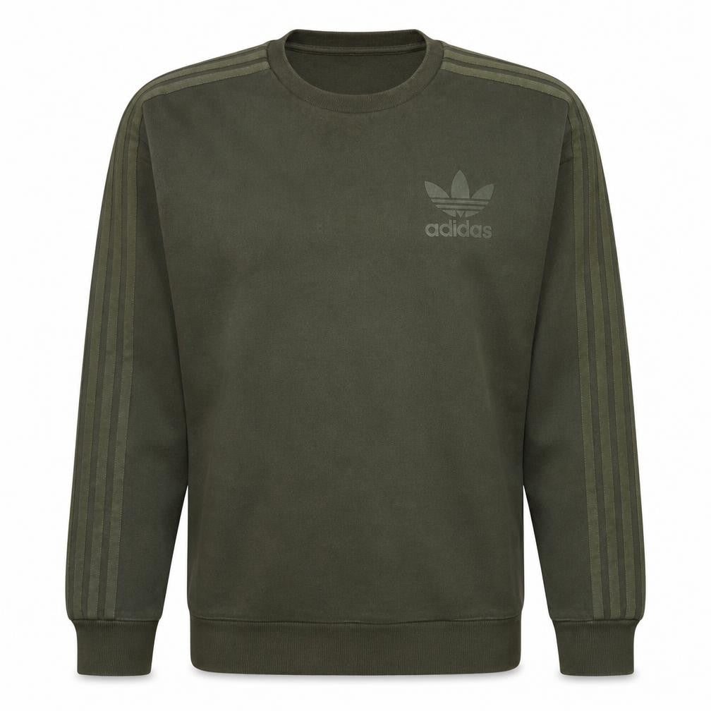 Mens UK Size S adidas Green Pullover Sweatshirt