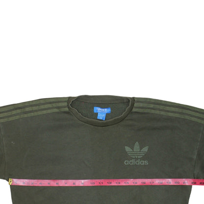 Mens UK Size S adidas Green Pullover Sweatshirt
