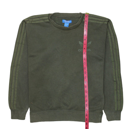 Mens UK Size S adidas Green Pullover Sweatshirt