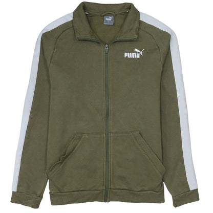 Mens UK Size S PUMA Green Gym & Training Running & Jogging Jacket