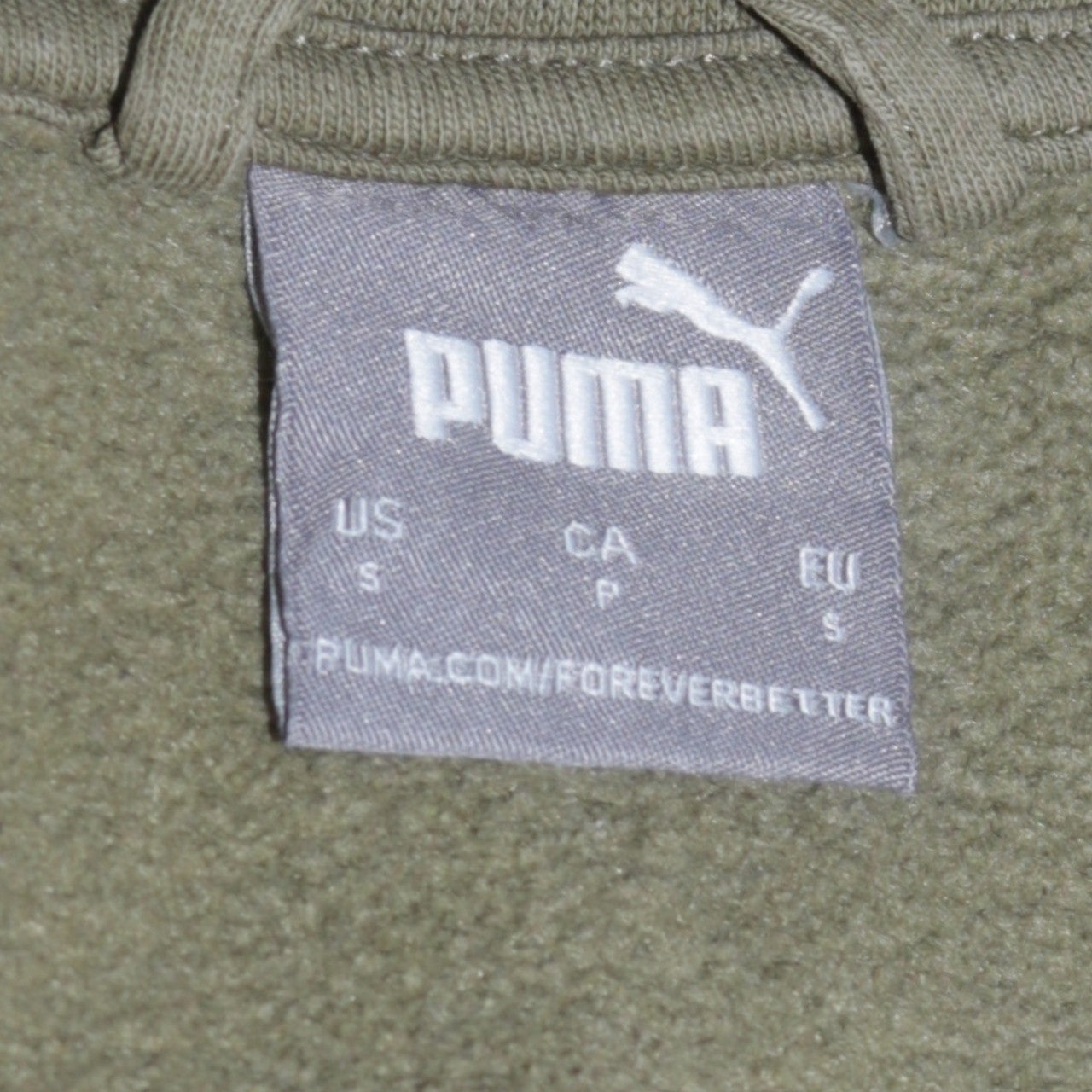 Mens UK Size S PUMA Green Gym & Training Running & Jogging Jacket