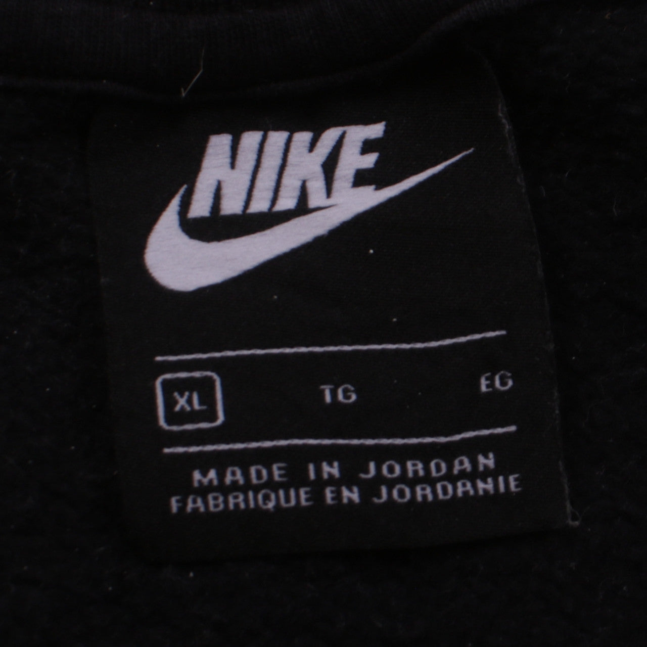 Mens UK Size XL Nike Black Pullover Sweatshirt